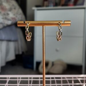 Kendra Scott Mixed Metal Demi-fine Wrenn Hoop Earrings